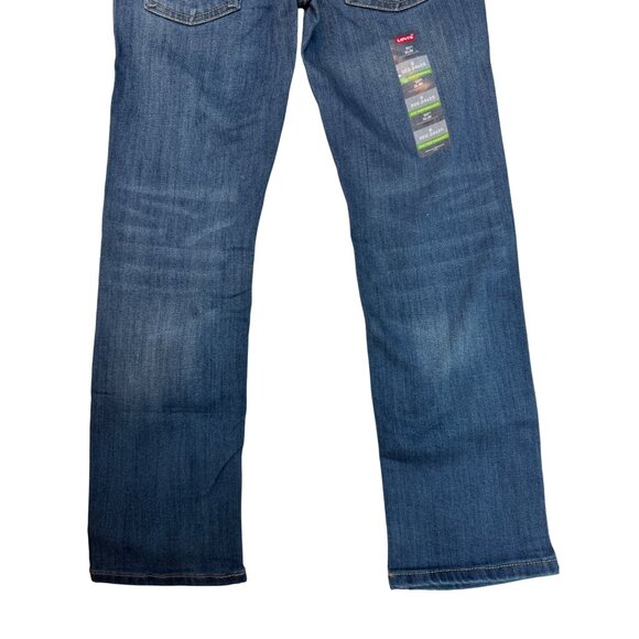NWT Levis 511 Slim Fit Boys 8 Jeans 24X25 NWT Stretch Eco Performance Denim Blue - Picture 12 of 14